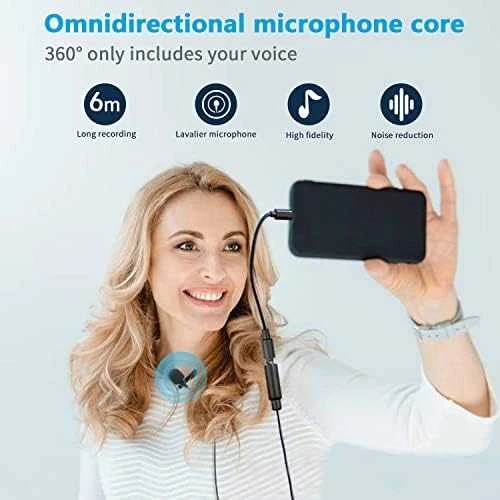 BOYA BY-M2 prisegamas mikrofonas 6m iOS