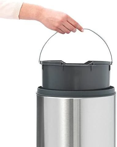 Brabantia Touch Bin Nauja, plieno matinė, 30 L
