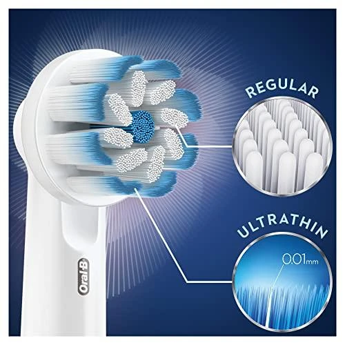 EB60-8 Braun Oral-B SENSITIVE Labai labai plonas Elektrinio Dantų Šepetėlio Galvutės
