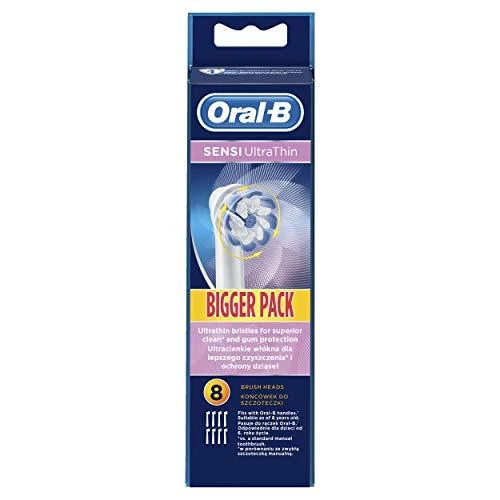 EB60-8 Braun Oral-B SENSITIVE Labai labai plonas Elektrinio Dantų Šepetėlio Galvutės