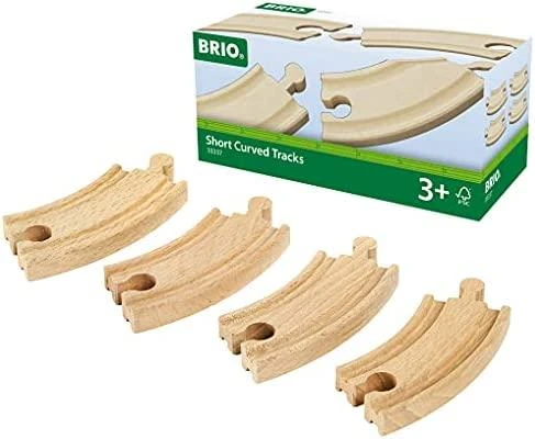 Ravensburger Brio Geležinkelis BRIO lenktų kelio detalių rinkinys, maži 33337