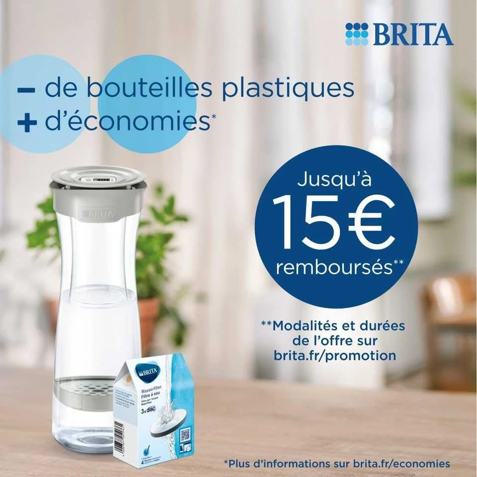 Brita butelis su filtru, 1.3 L