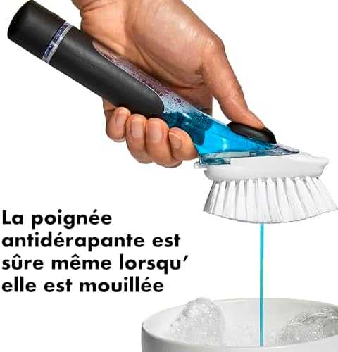 Oxo Good Grips indų šepetys su dozatoriumi