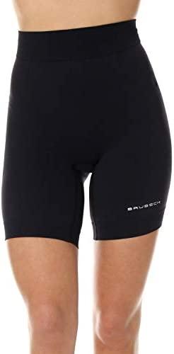 Šortai treningowe moterims Brubeck Running Force 1/2 - fchs dydis: xl