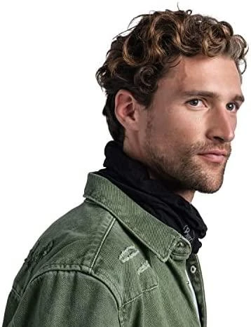 Kaklaskarė BUFF Lightweight Merino Wool Solid Juodas