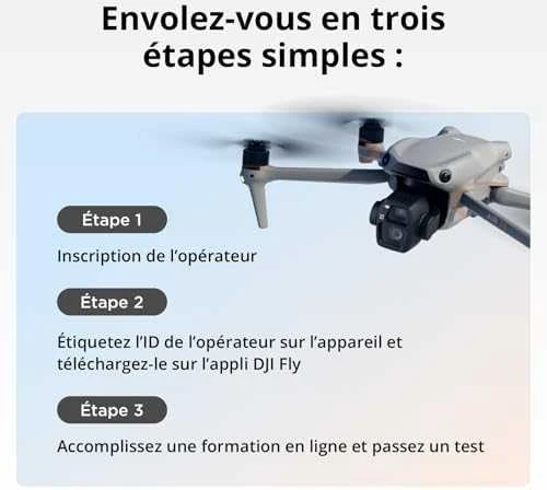 Dronas DJI Air 3S Fly More Combo (DJI RC)