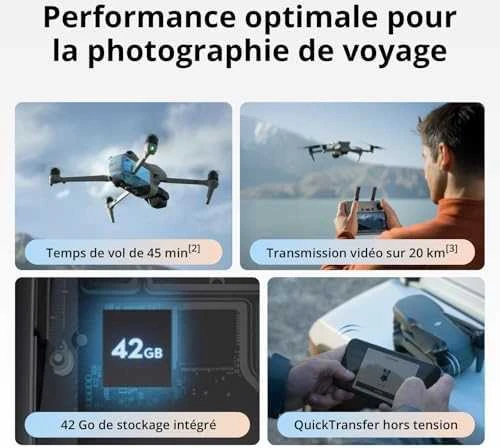 Dronas DJI Air 3S Fly More Combo (DJI RC)