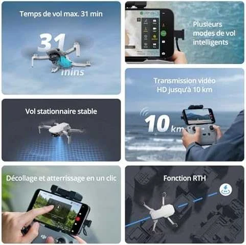 Dronas DJI Mini 2 SE Fly More Combo