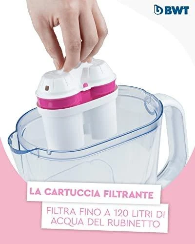 BWT vandens filtravimo indas AQUAlizer 2,6 l su vandens filtru + magnis (2 vnt.) 125252023