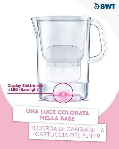 BWT vandens filtravimo indas AQUAlizer 2,6 l su vandens filtru + magnis (2 vnt.) 125252023