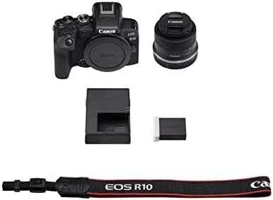 Canon EOS R10 + RF-S 18-45mm F4.5-6.3 IS STM (F/4.5-6.3 IS STM) + tvirtinimo adapteris EF-EOS R