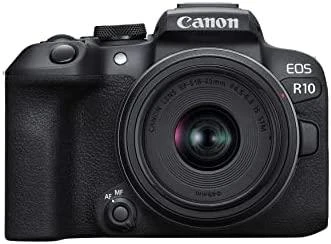 Canon EOS R10 + RF-S 18-45mm F4.5-6.3 IS STM (F/4.5-6.3 IS STM) + tvirtinimo adapteris EF-EOS R