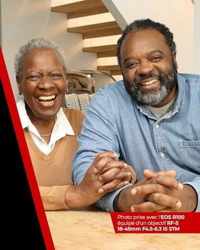 Objektyvas Canon EOS R100 + RF-S 18-45mm F4.5-6.3 IS STM