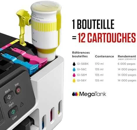 Canon MAXIFY GX3050 Spausdintuvas rašalinis spalvotas MFP A4 18 ppm USB Wi-Fi