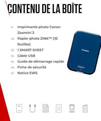 Canon Zoemini 2 foto spausdintuvas (navy)
