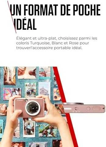 Canon Zoemini S2 mažų nuotraukų spausdintuvas ir fotoaparatas, Rausvo aukso