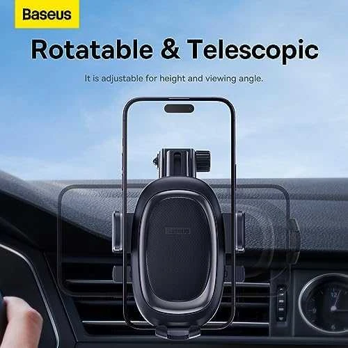 Automobilinio telefono laikiklis Baseus UltraControl (juodas)