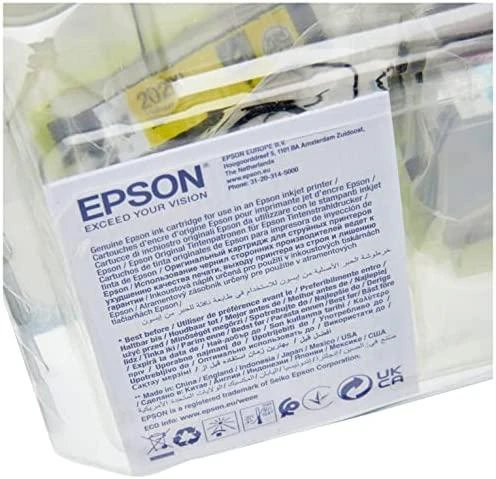 Epson Kiwi 202XL Originalus Juoda, Žydras, Rausvai raudona, Foto juoda, Geltona 1 vnt