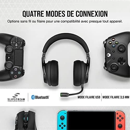 CORSAIR Gaming Virtuoso RGB Belaidės XT High-Fidelity Ausinės Žaidimams Slate EU version
