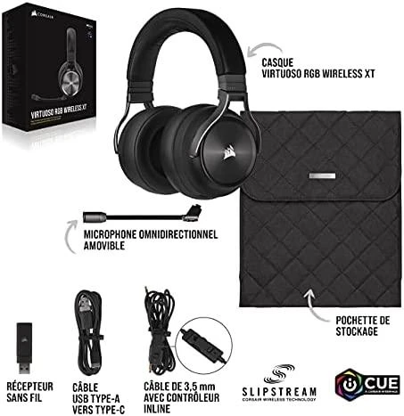 CORSAIR Gaming Virtuoso RGB Belaidės XT High-Fidelity Ausinės Žaidimams Slate EU version