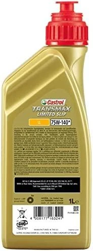 Castrol Alyva Transmax LTD Slip LL 75W/140 mechaninei pavarai (reduktoriams) 1 L