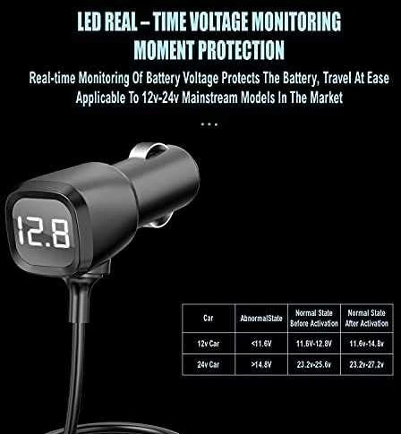 Dudao automobilinis įkroviklis 2x USB / 3x cigarečių žiebtuvėlio skirstytuvas juodas (R1Pro juodas)