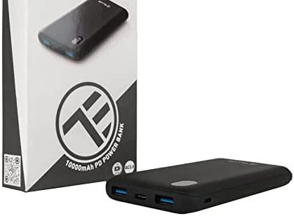Tellur 10000 mAh PD išorinė baterija juoda