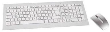 CHERRY DW 8000 klaviatūra Radijo dažnio belaidė QWERTZ Vokiečių Sidabras, Balta