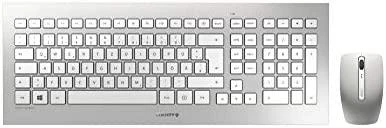 CHERRY DW 8000 klaviatūra Radijo dažnio belaidė QWERTZ Vokiečių Sidabras, Balta