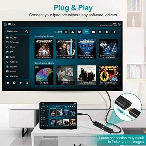 Adapteris CHOETECH, USB 3.1 C - HDMI