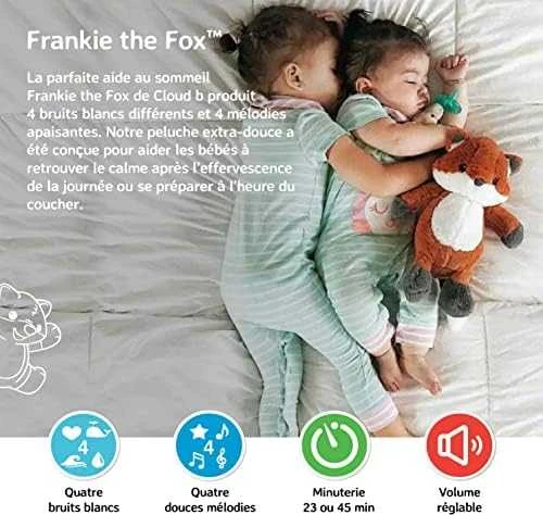 CLOUD B migdukas su baltuoju triukšmu Frankie the Fox