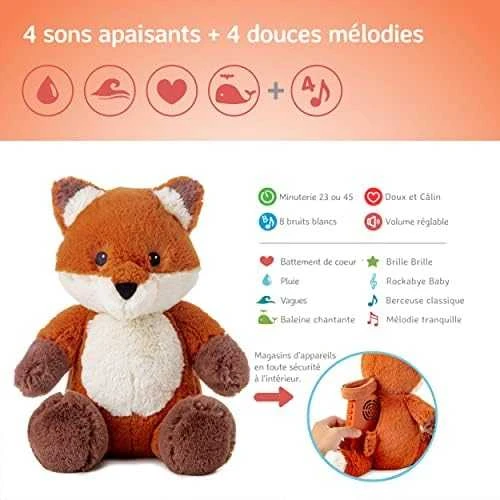 CLOUD B migdukas su baltuoju triukšmu Frankie the Fox
