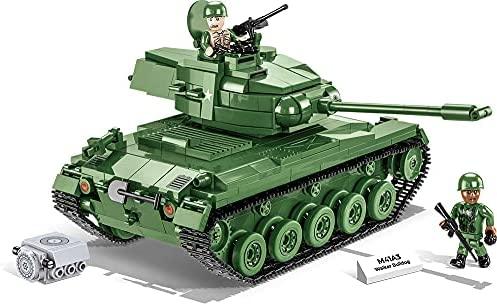Konstravimo žaidimai – Vietnamo karo tankas M41A3 Walker Bulldog – 625 vnt. – 2 Cobi figūrėlės