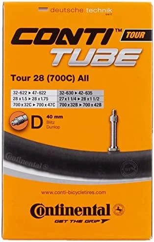 Continental Tour vamzdis 28'' x 1,25'' - 1,75'' Dunlop vožtuvas 40 mm universalus