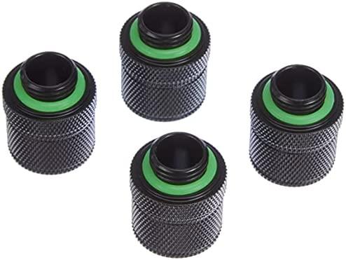 Corsair „Hydro X“ serijos XF jungtis, tiesi, G1/4 colio BSPP–13/10 mm – 4 vnt. pakuotėje, juodas