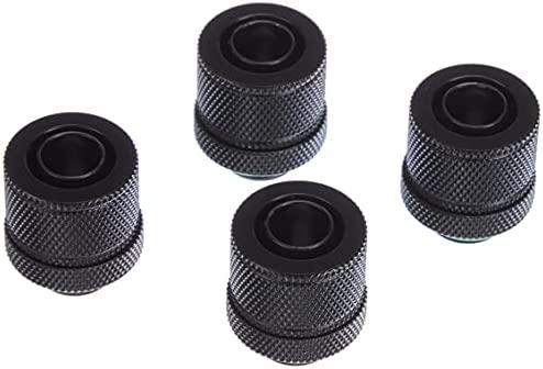 Corsair „Hydro X“ serijos XF jungtis, tiesi, G1/4 colio BSPP–13/10 mm – 4 vnt. pakuotėje, juodas
