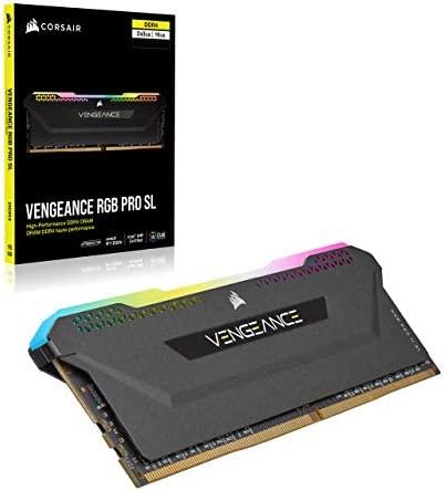 RAM „Corsair VENGEANCE RGB PRO SL“ | 64 GB | DDR4 | 3600 MHz | Kompiuteriai/serveriai | Registracijos Nr. | ECC Nr.