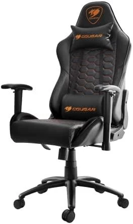 Žaidimų kėdė COUGAR OUTRIDER, Juodos/oranžinės spalvos