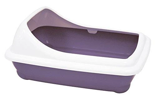 Croci Spa Border Birba tualetas katėms raudonas 46x35x20cm