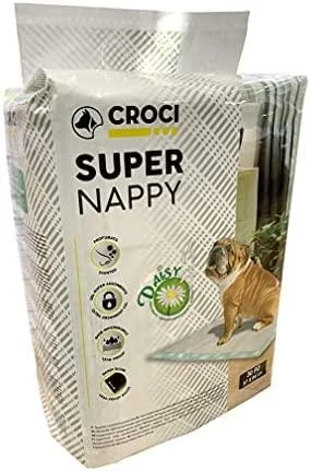 Croci Spa SUPER NAPPY DAISY paklotai 84x55cm, 30vnt