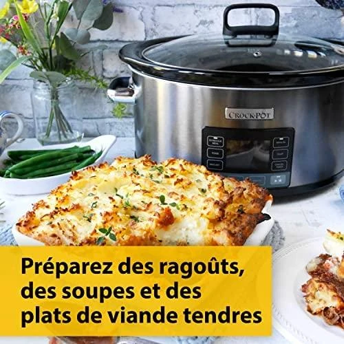 Lėtpuodis CROCKPOT TIMESELECT 5.6L CSC066X