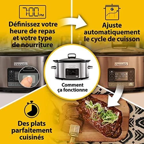 Lėtpuodis CROCKPOT TIMESELECT 5.6L CSC066X