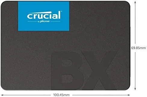 Crucial | BX500 | 1000 GB | SSD sąsaja SATA | Skaitymo greitis 540 MB/s | Rašymo greitis 500 MB/s