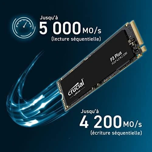 Crucial P3 Plus M.2 PCI-e NVMe 2TB