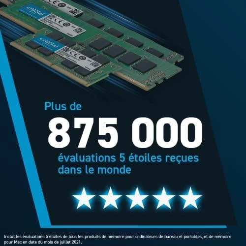 Nešiojamo kompiuterio atmintis PC atmintis Crucial Atmintis DDR5 SODIMM 16GB / 4800 CL40 (16Gbit)