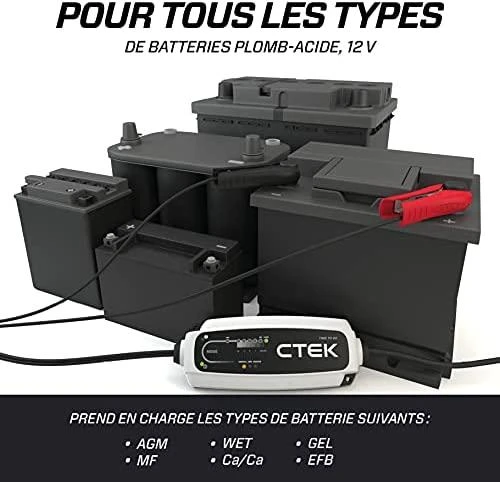 Ctek 12V 5A CT5 Time to go kroviklis