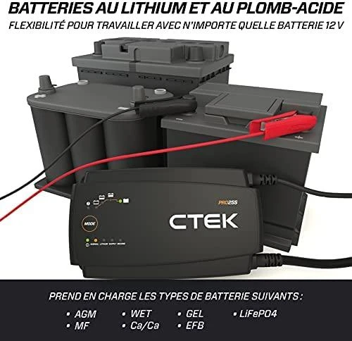 Impulsinis įkroviklis akumuliatoriams CTEK PRO 25S