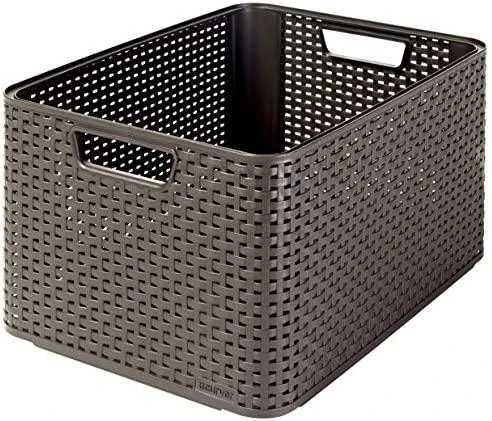 Daiktadėžė CURVER, 30 l, ruda, 43,6×32,6×23 cm