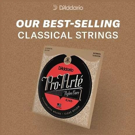 Stygos klasikinei gitarai D'Addario Pro-Arté EJ45 .028