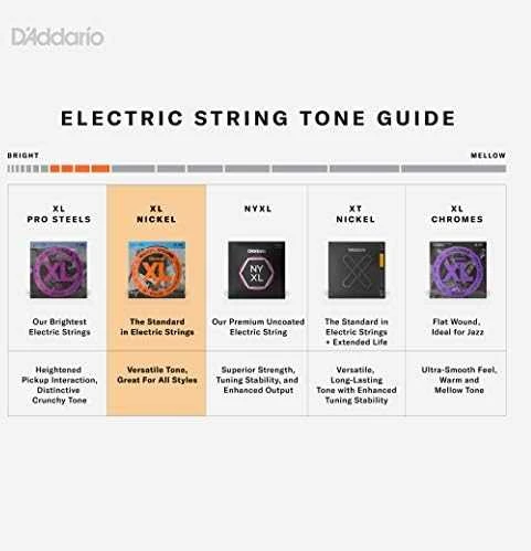Stygos elektrinei gitarai D'Addario EXL120 .009